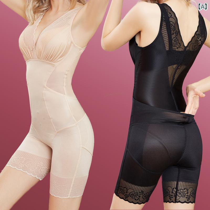 ボディ ストッキング シェイパー ワンピース ボディシェイパー 背中 痩せ お腹 引き締め ウエスト スリ..