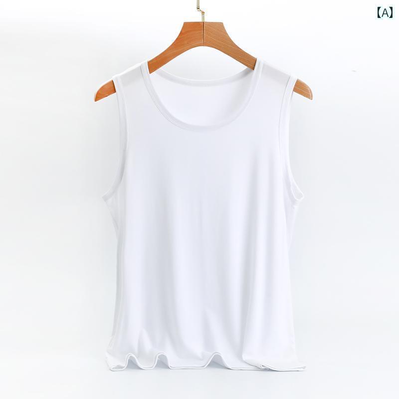 メンズ インナー シャツ モダール メンズ ベスト 夏 ゆったり 大きいサイズ ハードル スポーツウェア ..