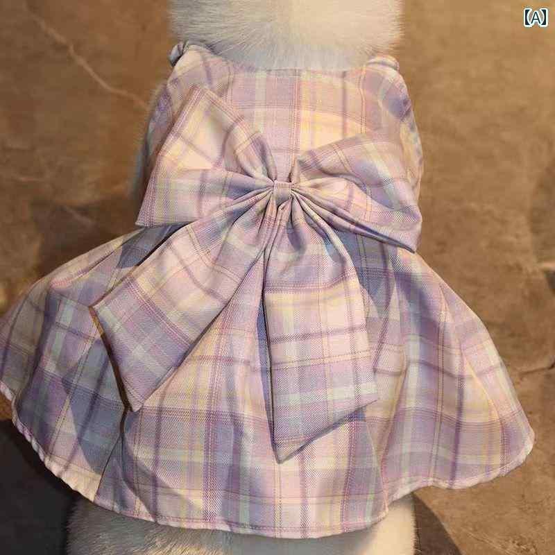 わんちゃん用 ドレス 犬用 スカート ペット 春秋 夏 柴犬 フレンチブルドッグ シュナウザー スリング JK ビション ウエスト ハイランド 通気性 服