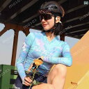 レディース サイクリング ウェア 2025夏 ドーパミン 長袖 サイクリングジャージ レディース 通気性 日焼け防止 ロード サイクリング トップス