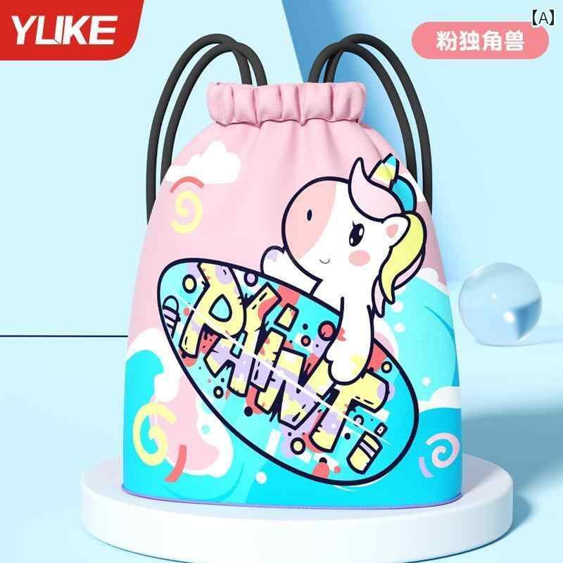 ビーチ バッグ スイミング 子供用 スイミング バッグ 濡れた 状態と 乾いた 状態を 分離 できる 防水 ..