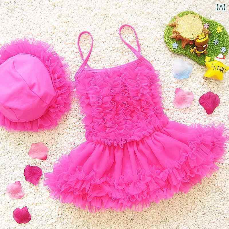 ベビー用 水着 子供用 水着 女の子 ワンピース 幼児 幼稚園小 中学生 パフォーマンス ダンス 服 プリン..