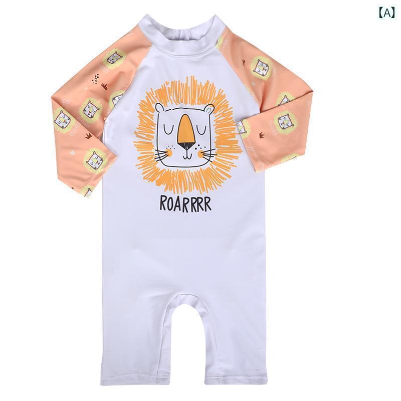 ベビー用 水着 2024年 子供用 ワンピース 水着 日焼け防止 速乾 ベビー 幼児 韓国 男の子 女の子 サー..