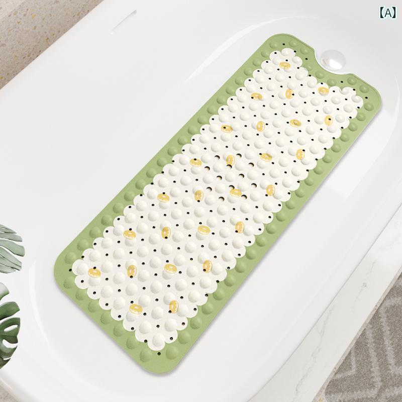 バスマット おしゃれ 浴室 浴槽 浴室 子供用お 風呂用の な 滑り止め マット シリコン 吸盤 シート ク..