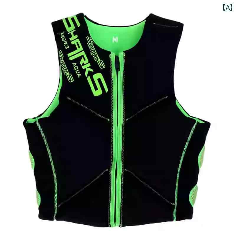 ライフジャケット 大人用 スポーツ カラフルな 紫色の プロ 仕様の ライフ ジャケット。 男女兼用。 大きい 浮力の サーフィン ベスト ラフティング パドルボード モーターボート 衝突 防止 スイミング ベスト。