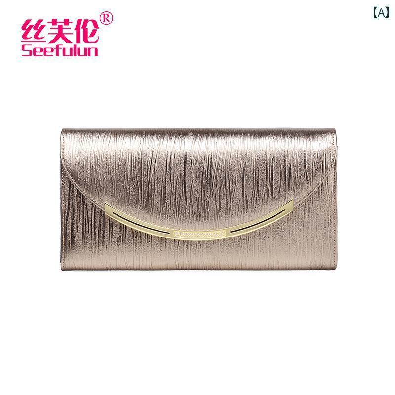 クラッチバッグ レディース おしゃれな 革 バンケット クラッチ フェミニンな 2024年 牛革 カード 入れ 付き大容量 クラッチバッグ チェーン バッグ