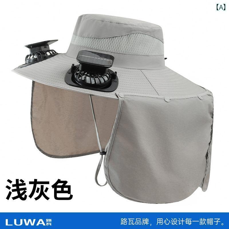 釣り アウトドア 日焼け防止　帽子 Luwa 夏用 つば 広 日焼け防止 サンシェード ネック プロテクション..