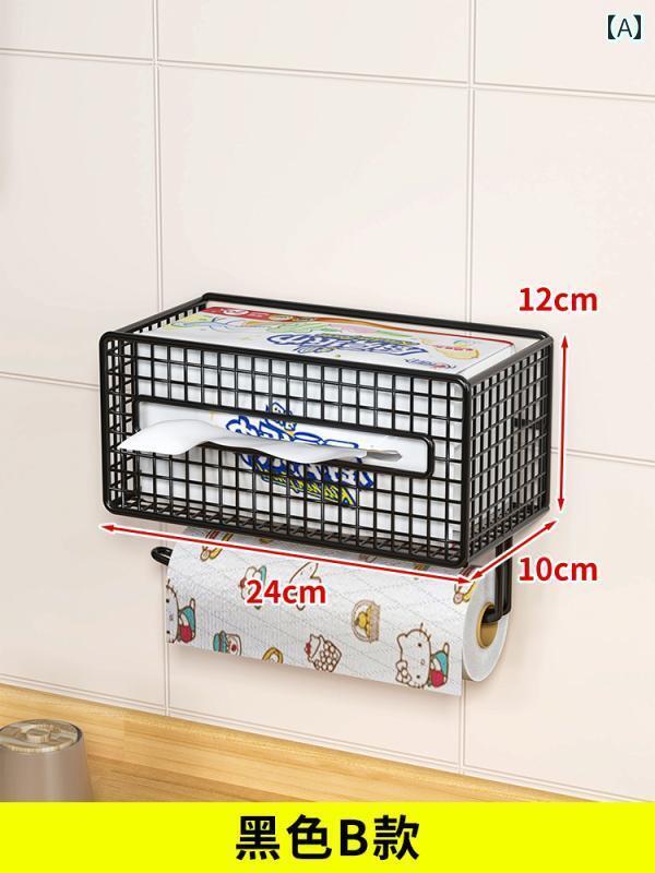 キッチン ペーパー ホルダー キッチン ペーパー タオル ラック 壁掛け ロール ラップ 油を 吸収 する な 雑巾 収納 アーティファクト