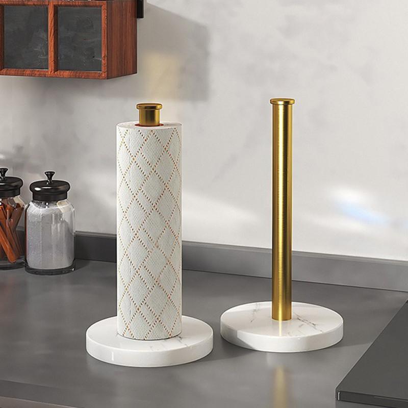 キッチン ペーパー ホルダー キッチン ペーパー タオル ラック 金属製 垂直 ロールホルダー シンプル ..