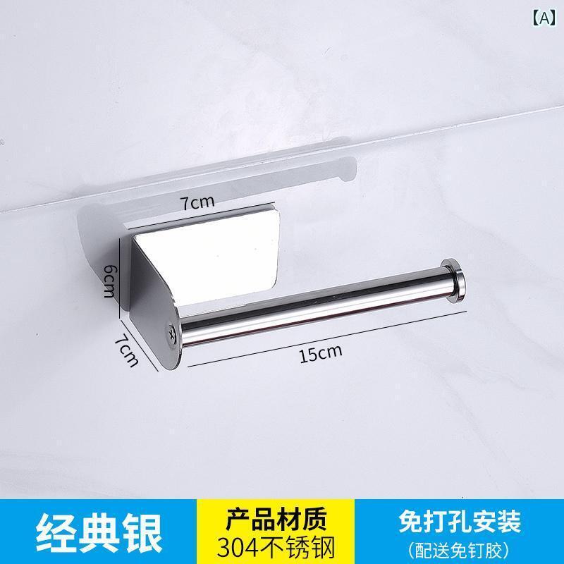 キッチン ペーパー ホルダー プラスチック ラップ ラック キッチン ペーパー タオル パンチ フリー 壁..