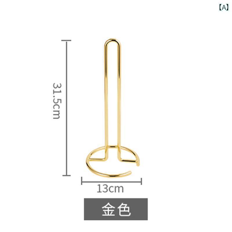 キッチン ペーパー ホルダー ヨーロピアン 鉄製 垂直 ペーパー タオル ラック ホテル レストラン ナプキン 収納 タオルホルダー キッチン オイル 吸収 ロールホルダー