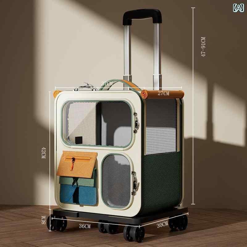 猫用 お出かけ バッグ グッズ 猫用 バッグ ポータブル 外出用大容量 猫と 犬用 抗 ストレス 猫の 散歩 ..