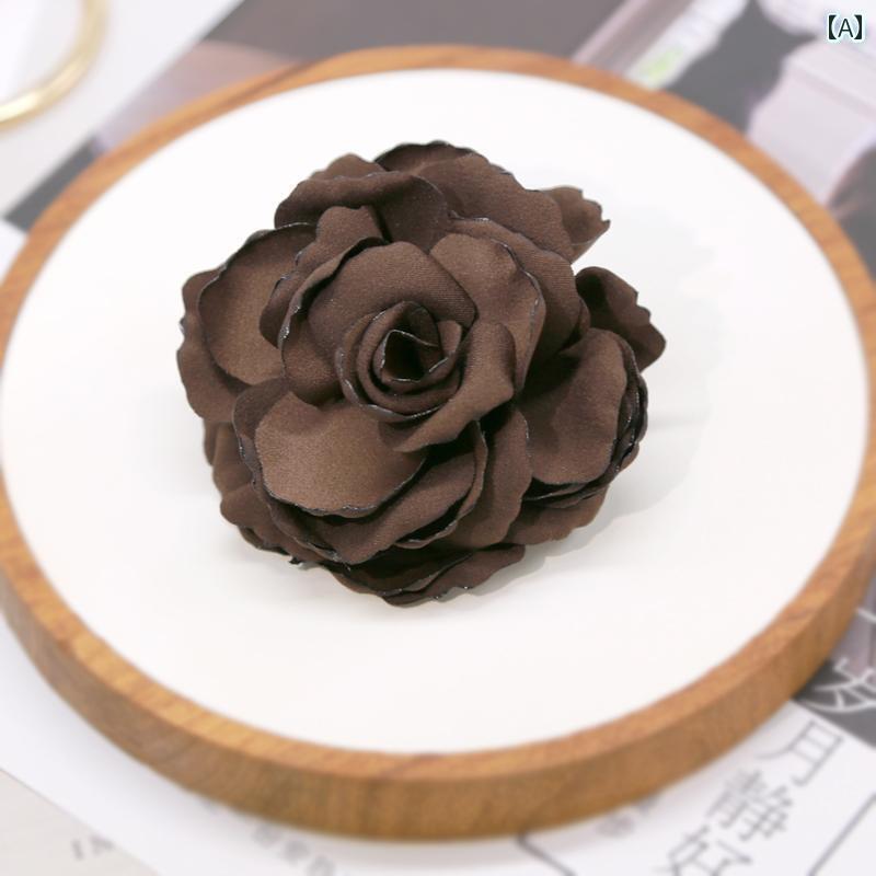 コサージュ パーティー アクセサリー 韓国 生地の 花の ブローチ コサージュ さわやかで エレガントな ショール バックル 美しい ギフト 秋冬 大人 アクセ...