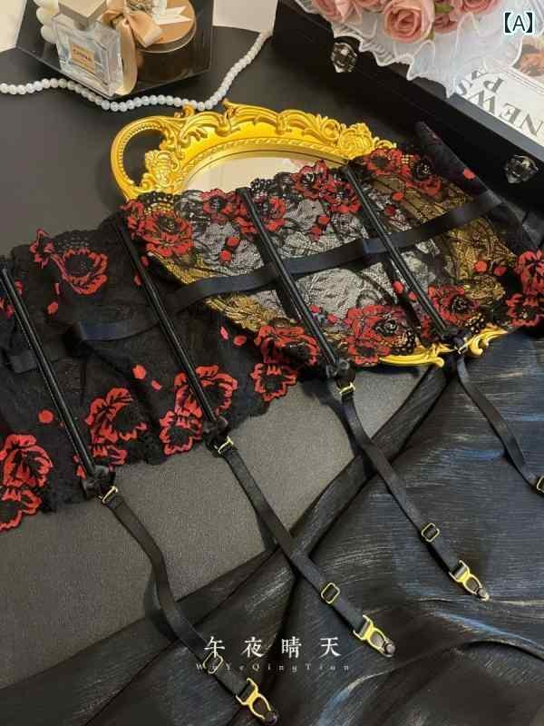 ガーター ベルト ソックス ボディ シェイピング フィッシュボーン レース ウエスト ベルト スリム セクシー コルセット ベスト ガーターベルト 一 体型 オ...