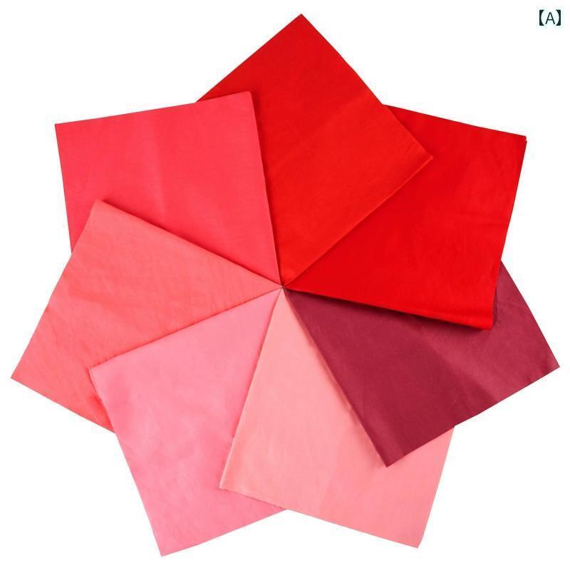 パッチワーク クラフト 材料 DIY 7 色 ツイル 無地 コットン パッチワーク 布 セット DIY 指導 縫製 プリント ヘッド