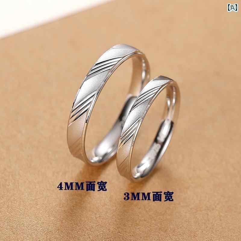 指輪 リング メンズ 925 スター リング シルバー メンズ 単一 個性 クローズド フロスト テール レディース 人差し指 高級 エレメント サークル 刻印