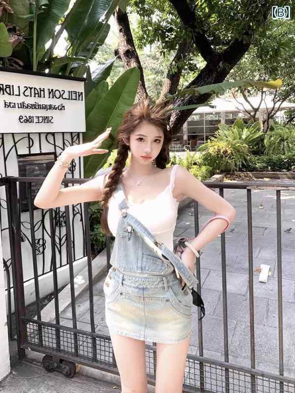 ジャンパー スカート オーバーオール デニムオーバーオール スカート 女性用 夏 アメリカン レトロ 年齢を 感じさせにくい 小柄で 甘くて クールな ホット ガール スリム ドレス パンツ
