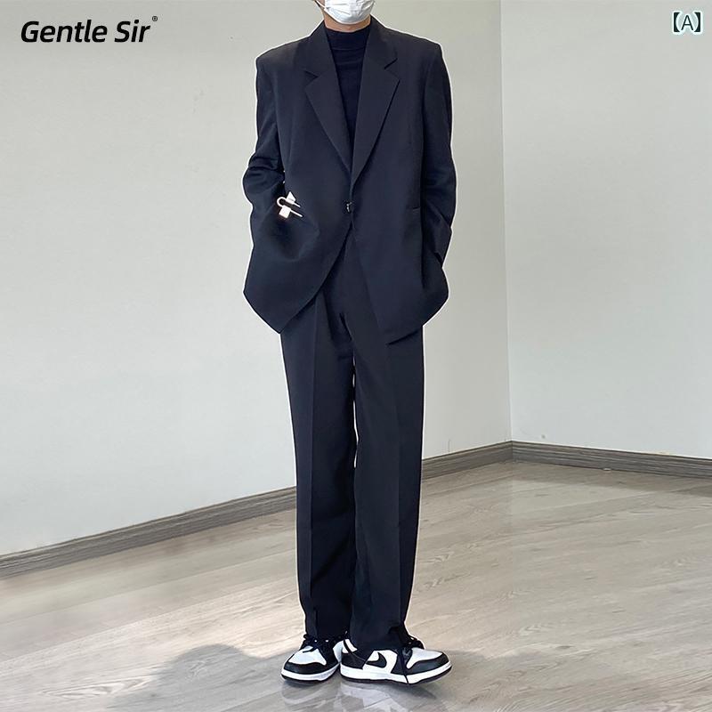 スーツ セットアップ メンズ カジュアル ブレザー メンズ 春秋 ハイエンド ホワイト スーツ