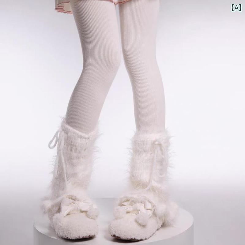 レッグ ウォーマー レディース ふわふわ レッグカバー 厚手 ふわ