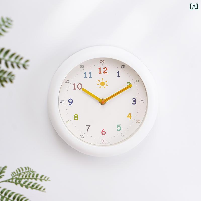 壁掛け 時計 インテリア な 時計 リビング ルーム 寝室 静 音 クリーム スタイル 壁掛け シンプル 子供 部屋 かわいい