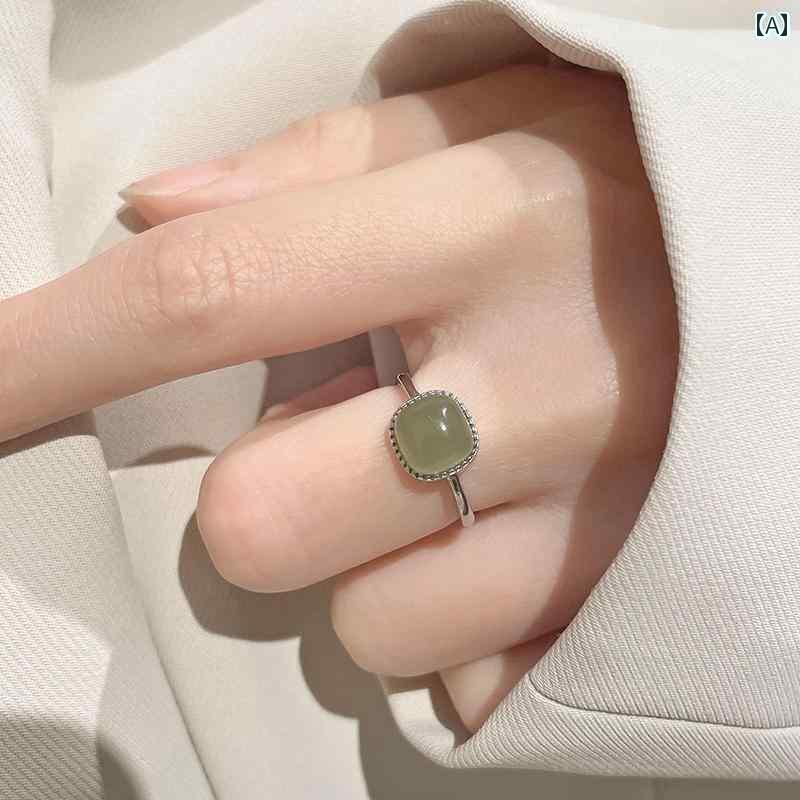 リング レディース 指輪 小さい 角 砂糖 和田 翡翠 リング レディースの スター シルバー 人差し指 軽..