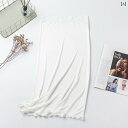 インナー ぺチコート 下着 夏の レディース シルクニット レース 薄手 スカート マルベリー シルク ペチコート 底 ネグリジェ