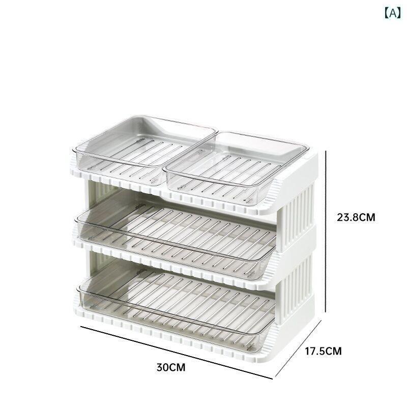 メイク ボックス 収納 化粧 品 収納 ボックス 寮 デスク トップ ラック 口紅 マスク スキン ケア ブラシ 多層 引き出し 防塵大容量