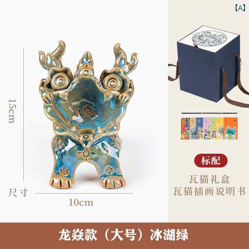 アンティーク 雑貨 飾り 粘土 猫 雲南 ダリ非 遺産なのの 陶器 チンチラの 装飾品 お土産 ギフト 星と 同じ スタイル