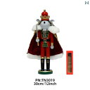 アンティーク 雑貨 飾り 30 CM くるみ 割り 人形 ブリキの 兵隊の 飾り ロシアの クリスマス 木製 装飾品 ギフト