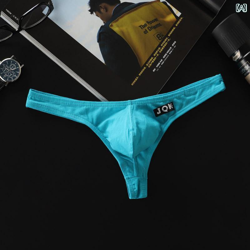 メンズ Tバック パンツ メンズ 下着 T バック セクシー シングル 膨らみ 袋 綿 通気性 パンツ