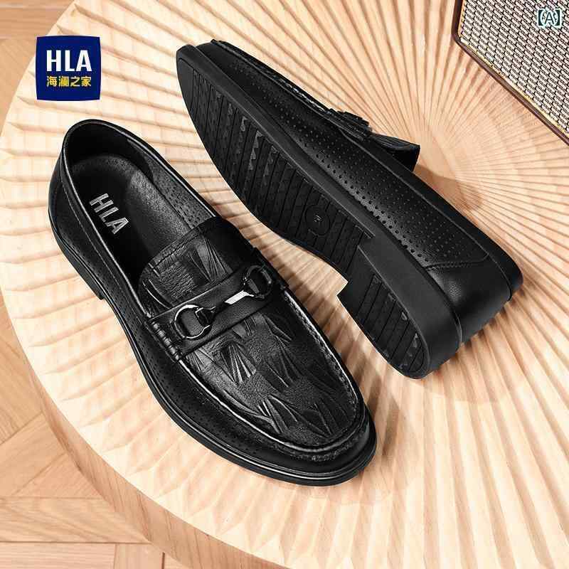 メンズ ローファー 靴 Heilan Home メンズ Tods シューズ 革 夏 通気性 ローファー 高級 スリッポン カジュアル レザーシューズ