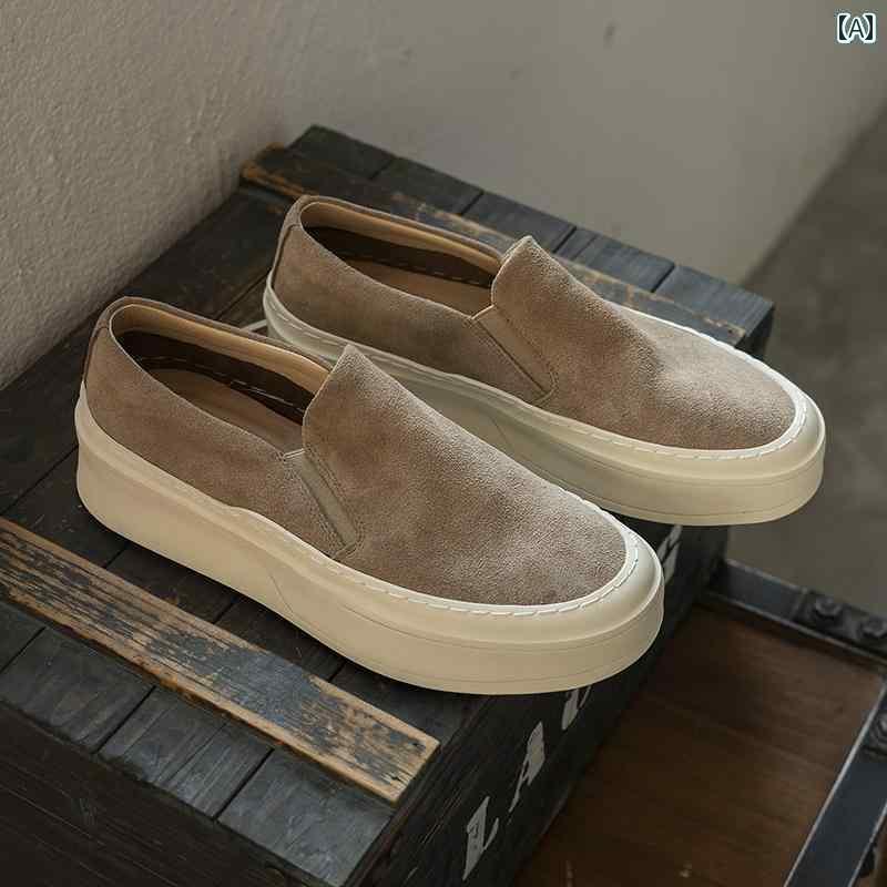 メンズ ローファー 靴 メンズ 通気性 スリッポン ローファー 2025 春夏 メンズファッション ソフト ソール カジュアル 厚底 スニーカー
