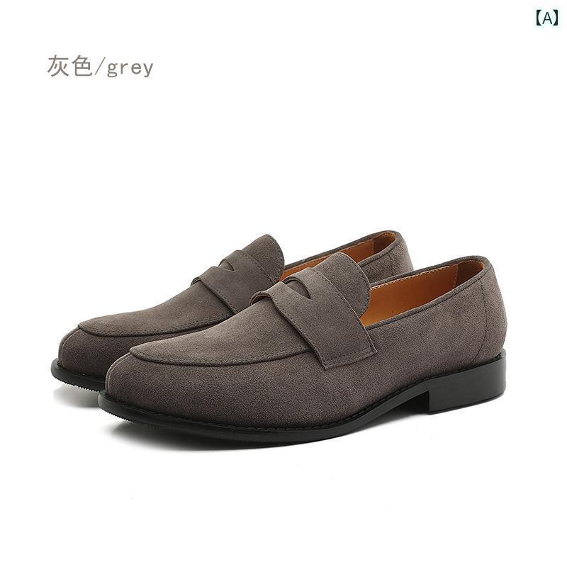 ローファー カジュアル おしゃれ で な 英国製 ペニーローファー 春夏の 革 カジュアル シューズ メンズ スリッポン