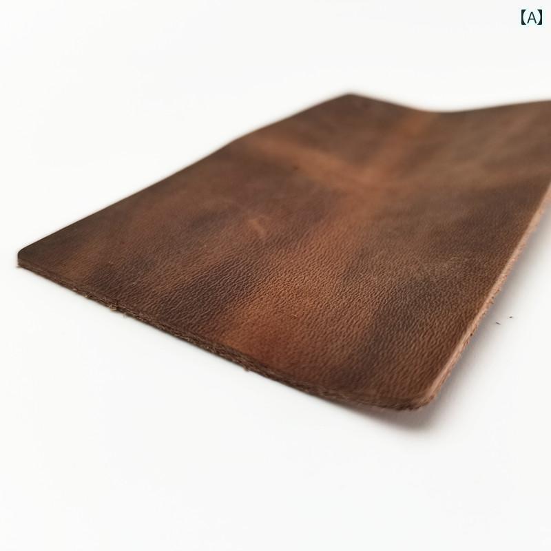 レザー 材料 クラフト DIY ホース レザー DIY 革 生地 ハード トップレイヤー 牛革 レトロ オイルレザ..
