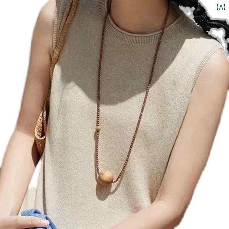 ジュエリー インディアン レディース インド 産 オールド マウンテン サンダルウッド セーター チェー..