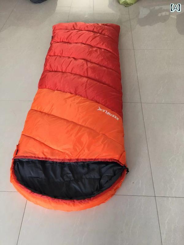 キャンプに最適 寝袋 冬用 大人用 17 kg 寝袋 厚手で 暖かい 防寒 汚れ 防止 旅行 キャンプ オフィス 昼 休み 蹴り