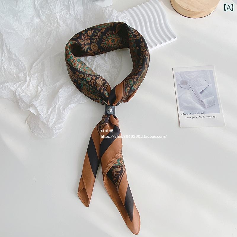 スカーフ メンズ おしゃれ メンズ 秋冬 装飾 シルクスカーフ スクエア シャツ カラー スカーフ ネック ..