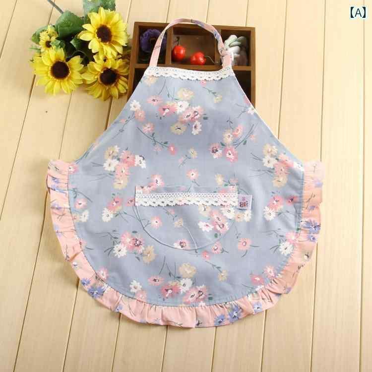 子供用 エプロン キッズ 秋冬 スタイル エプロン ノースリーブ ベビー カバーオール 子供の 絵 食べる ..