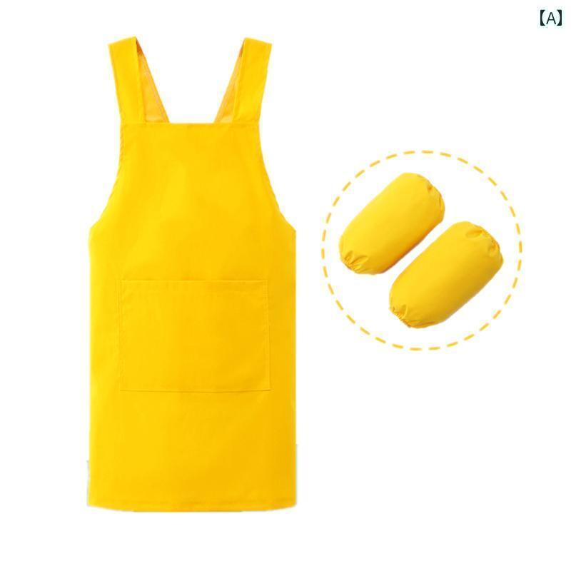 子供用 エプロン キッズ 子供用 エプロン 防水 絵画 女の子 アート クラス 服 男の子 キッチン 幼稚園 ..