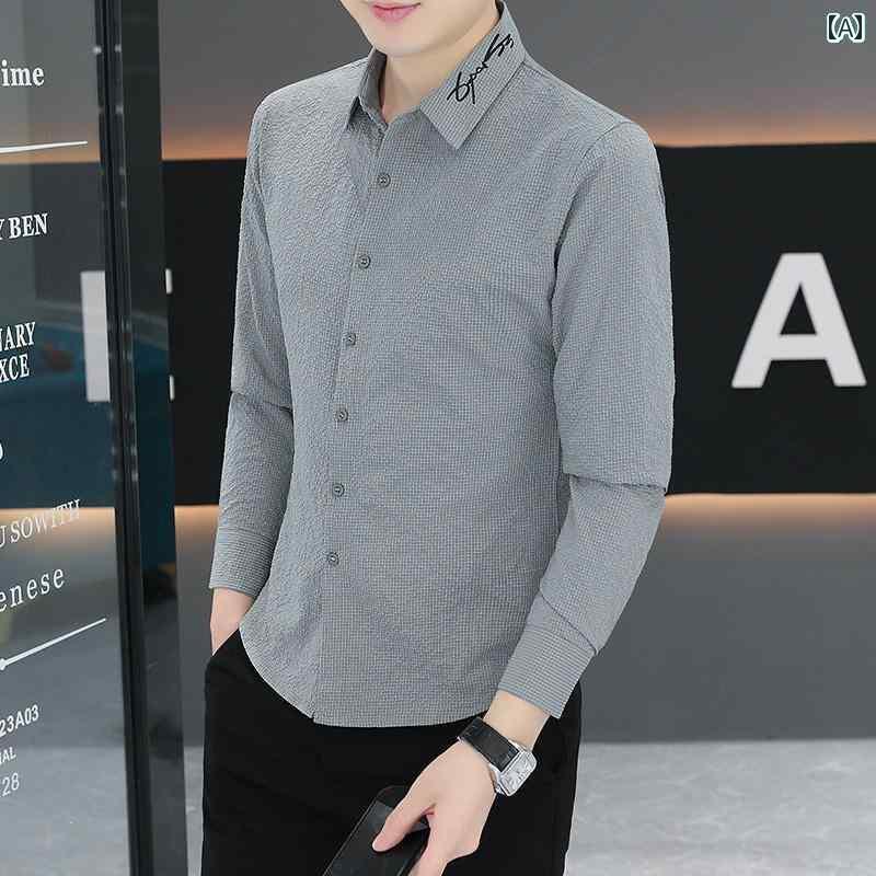 メンズ カジュアル シャツ ジャケット メンズカジュアル シャツ 春夏 スリム 長袖 コート 2025 春秋 プロ