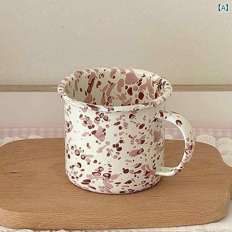 韓国っぽ 雑貨 アクセサリー ラオ マイ 自家製 韓国 インクが 飛び散った エナメル キャンプ用 ウォー..