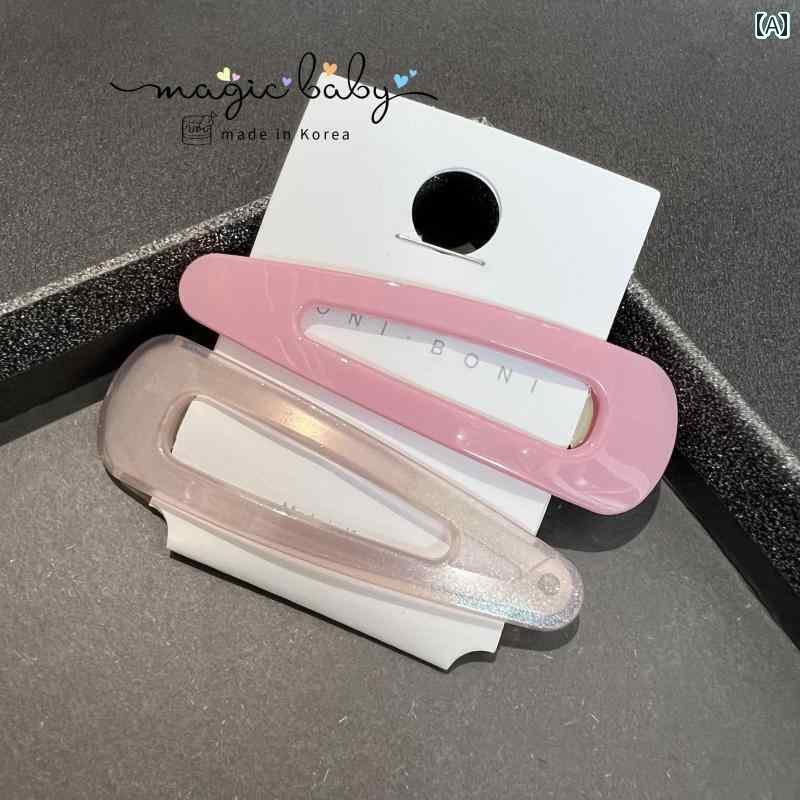 韓国っぽ 雑貨 アクセサリー 韓国 東大門 ヘア アクセサリー ジュエリー ヘッド ドレス 高級 パール 光沢 透明 BB クリップ ブロークン エッジ