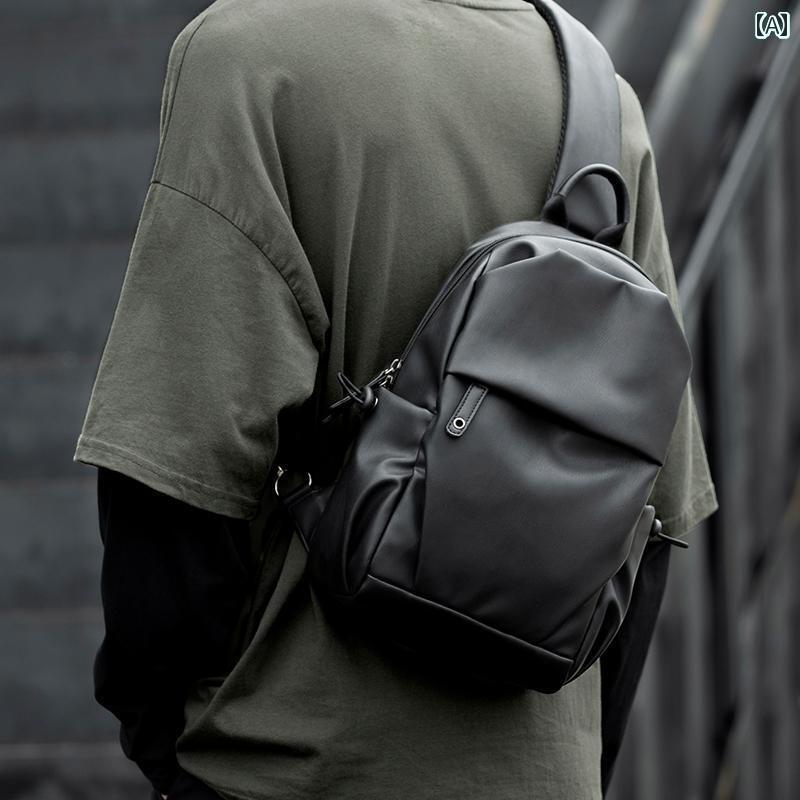 便利 メンズバッグ 2way 3way ファッション レザー 防水 メッセンジャーバッグ メンズ バック パック ..