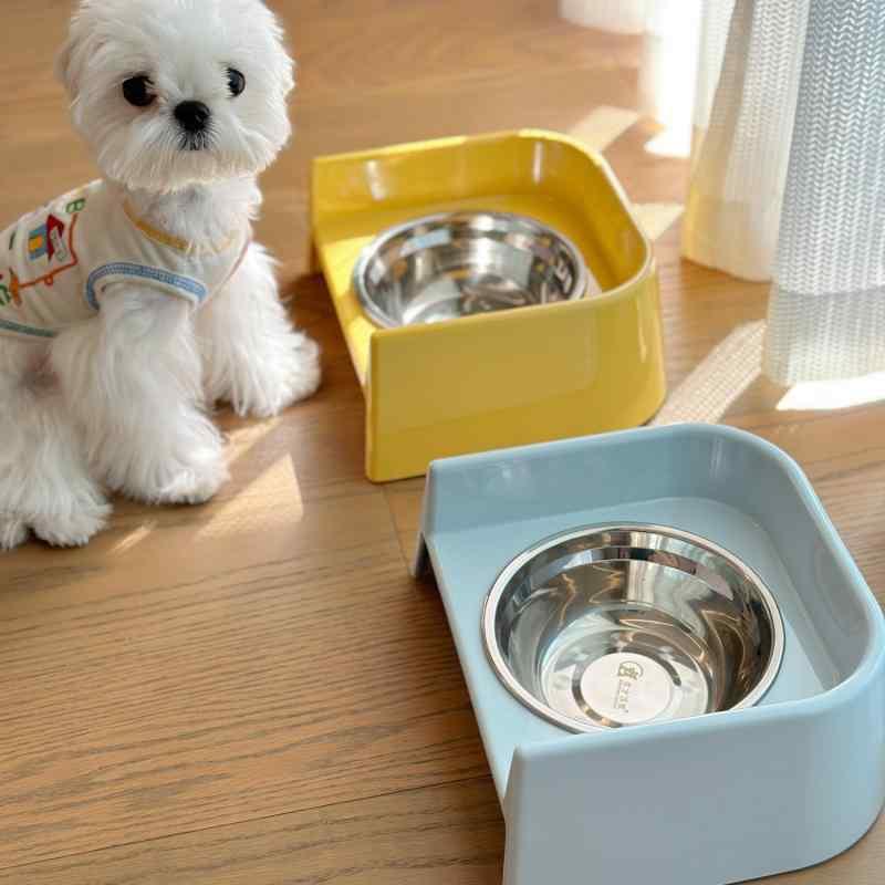 食器 ボウル わんちゃん猫ちゃん ステンレス製の 防 滴 犬用 ボウル ライス 飲料 水 転倒 防止 ダイニング テーブル リッジ 保護 小型 ..