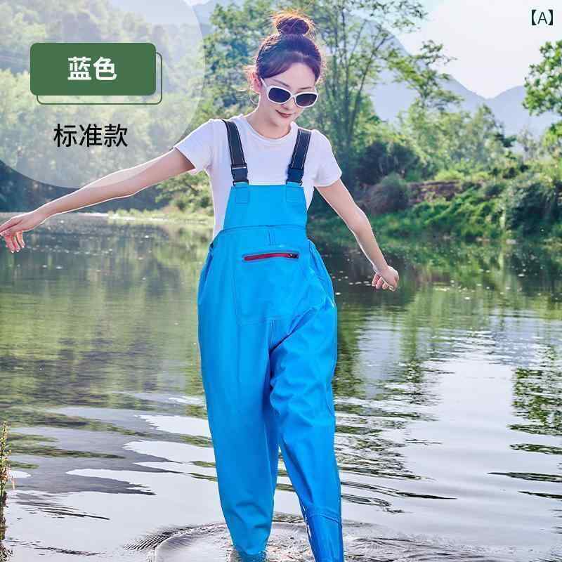 ウェーダー 長靴 フィッシング レディース ウェーダー 半身 ワンピース フィッシング ビーチ レインブーツ メンズ 防水 海 狩猟 装備 服 ウェーディング パンツ