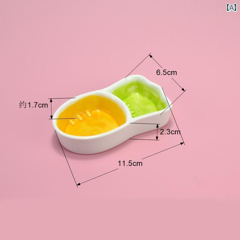鳥用 餌入れ ボックス オウムの 陶器製 フード ボウル 若見え 鳥が 食べ方を 学ぶ 小さい 鳥用 ジャー ..