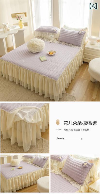 ベッド スカート カバー 60 カウント コットン ベッド スカート シングル ピース ハイエンド ベッドス..