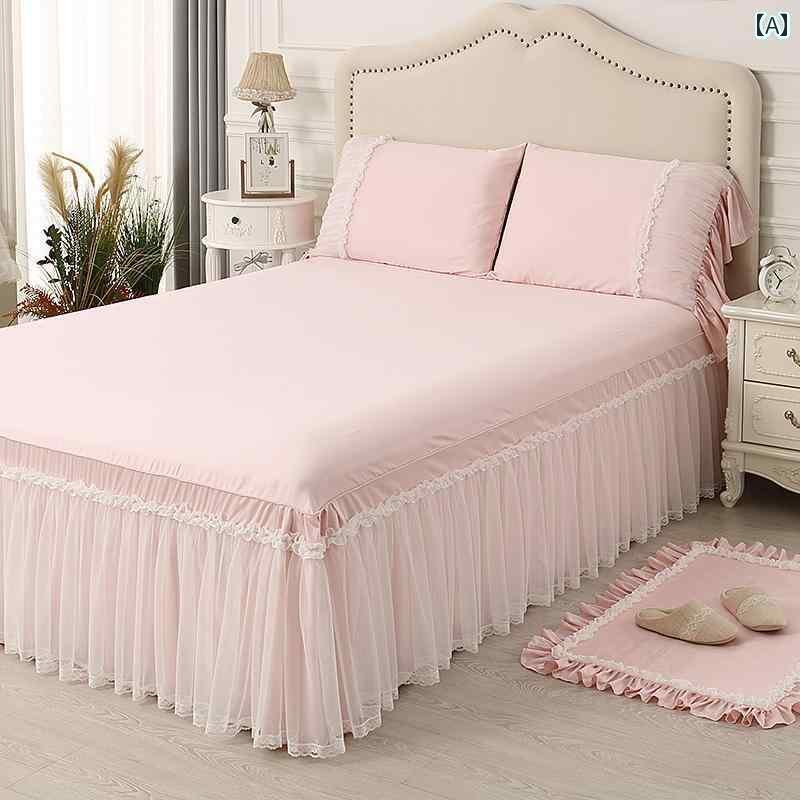 ベッドシーツ おしゃれ ベッドスカート ドリーム プリンセス 60年代 ワンピース ベッド スカート ベッドスプレッド 2024夏 寝具 リヨセル