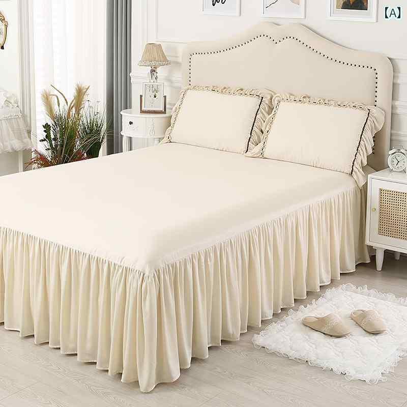 ベッドシーツ おしゃれ ベッドスカート ワルツ 60 s クール ワンピース ベッド スカート ベッドスプレ..