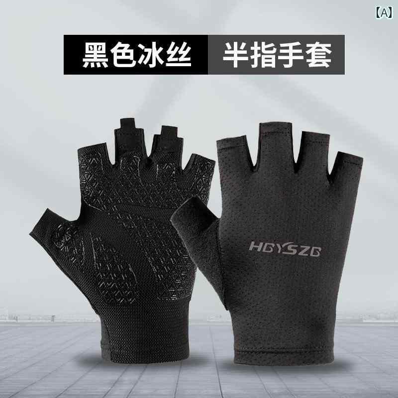 グローブ 多様性 アウトドア フィッシンググローブ メンズ 夏用 冷感 日焼け防止 滑り止め 通気性 薄型..